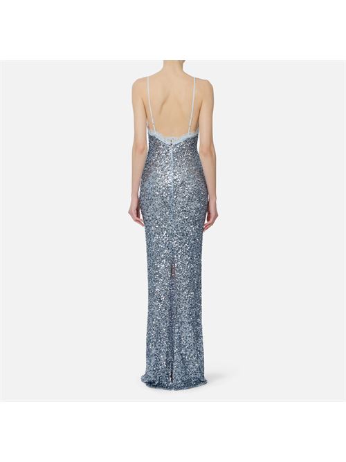 Abito Red Carpet in paillettes e pizzo ELISABETTA FRANCHI | ABR4952E2.A28